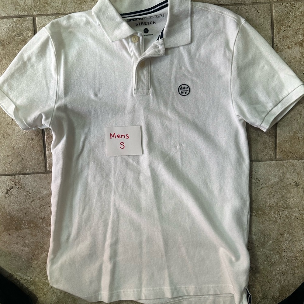 Aeropostale white polo